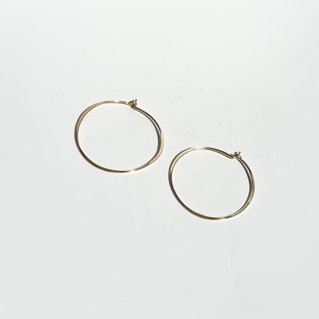 Classic Hammered Hoops