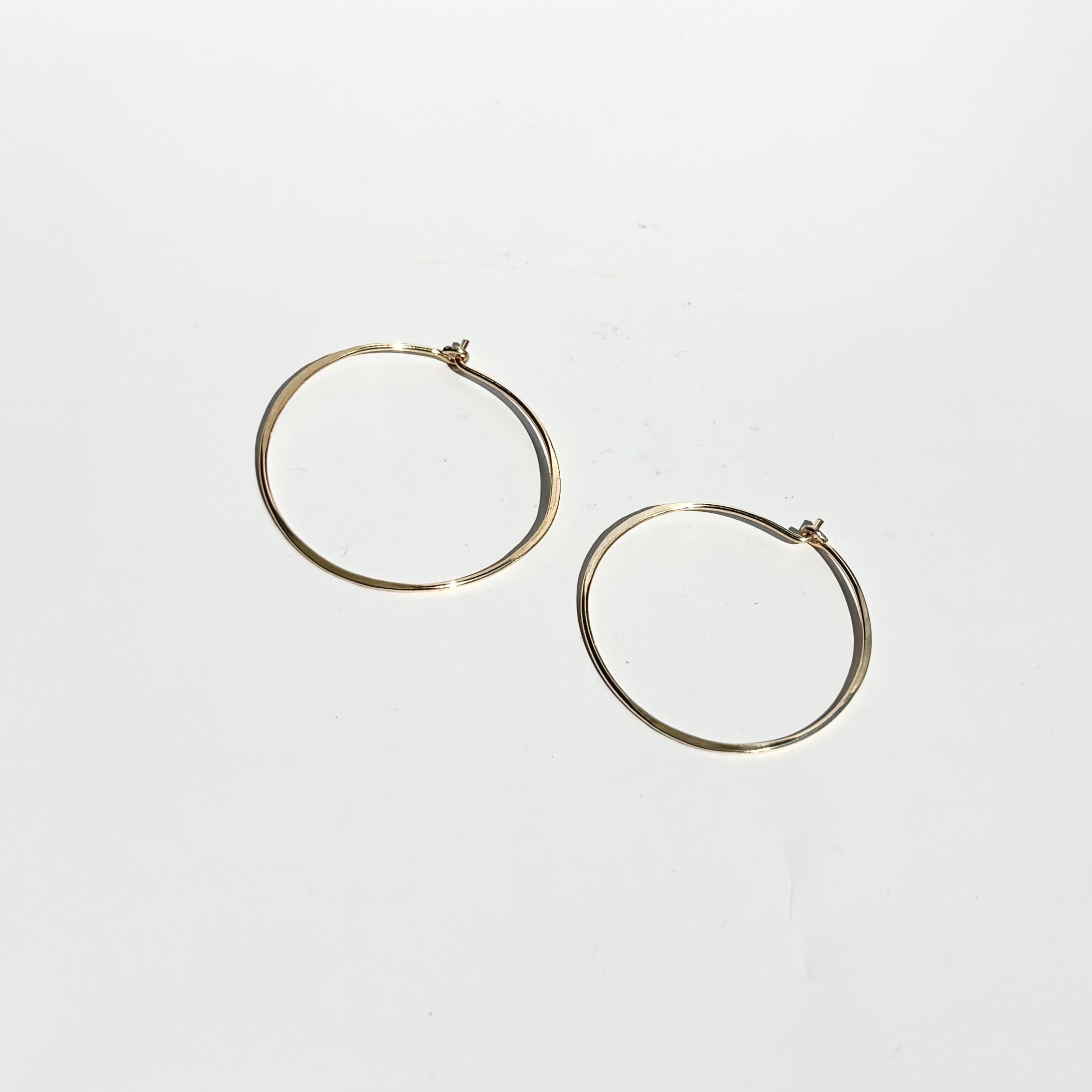Classic Hammered Hoops