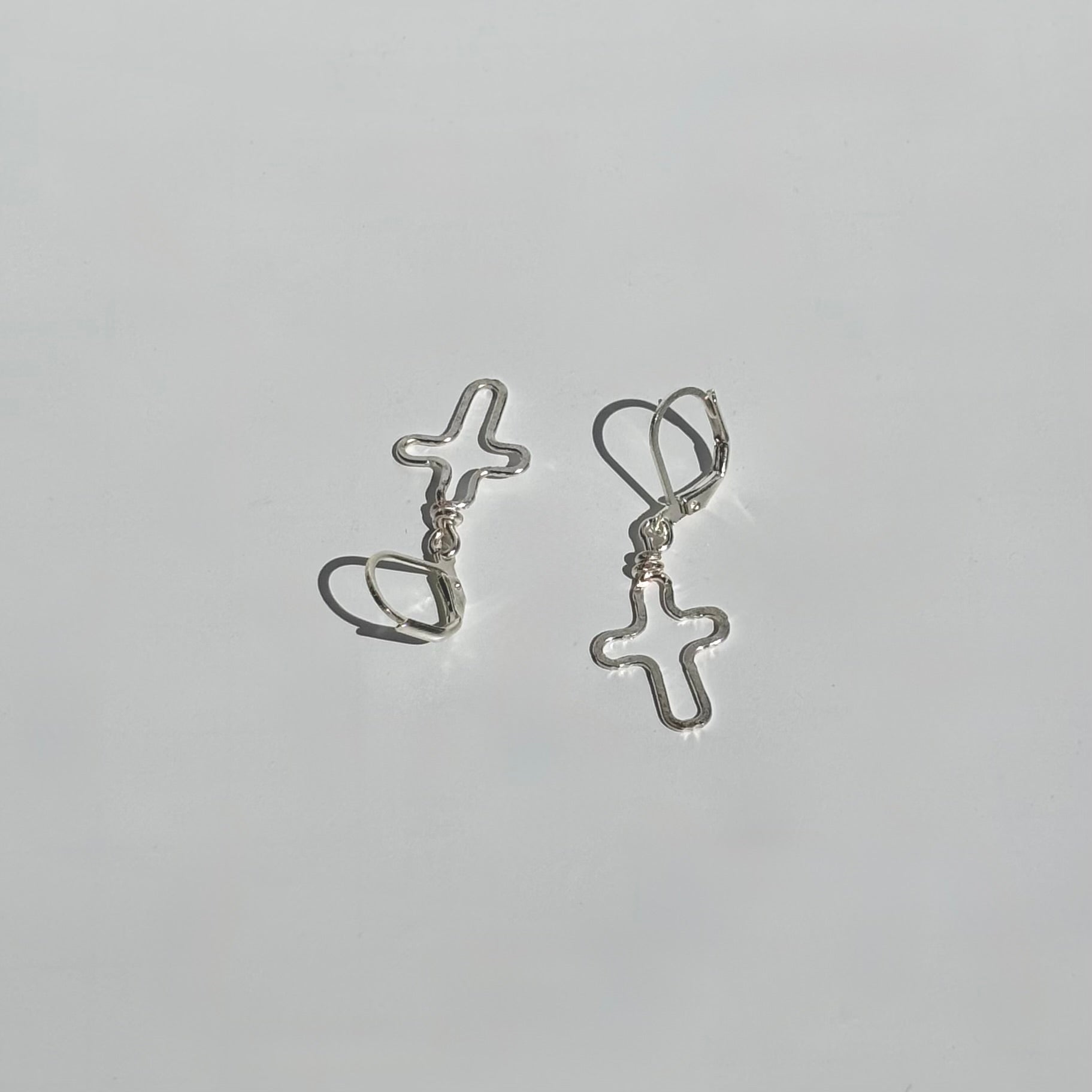 Hallowed Hammered Cross Dangles