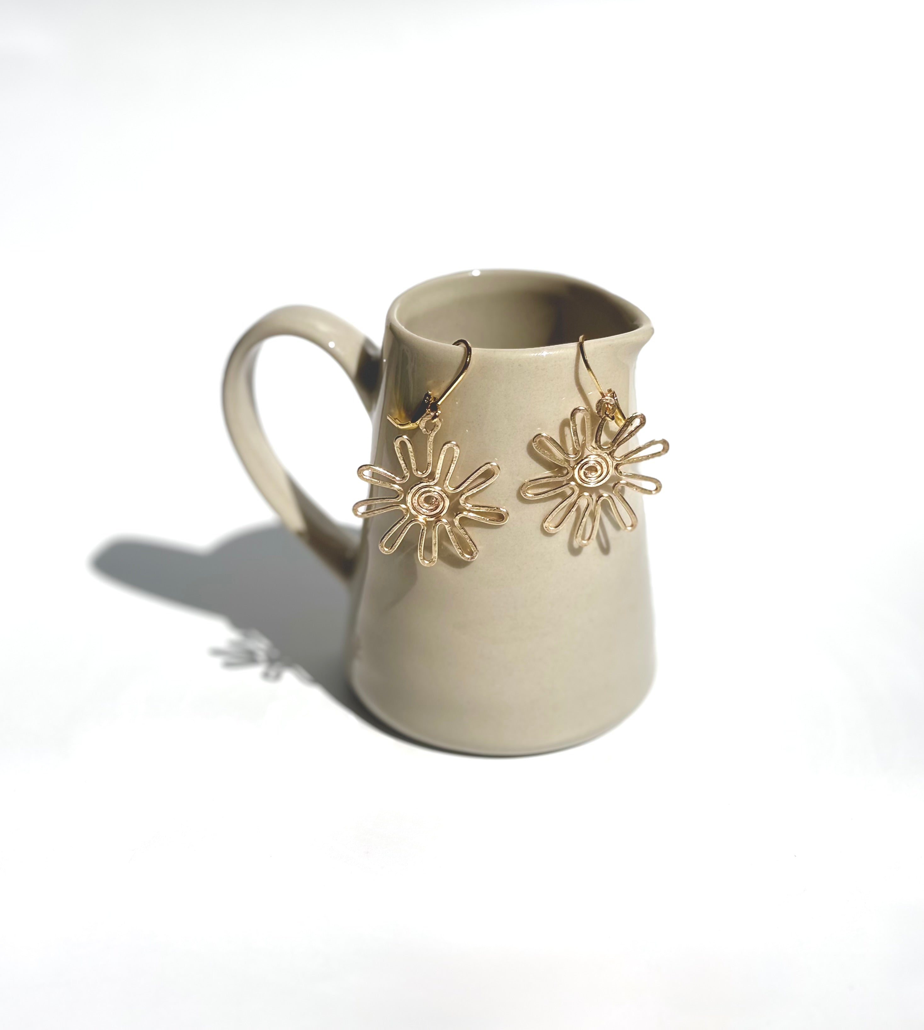 Swirl Flower Dangles