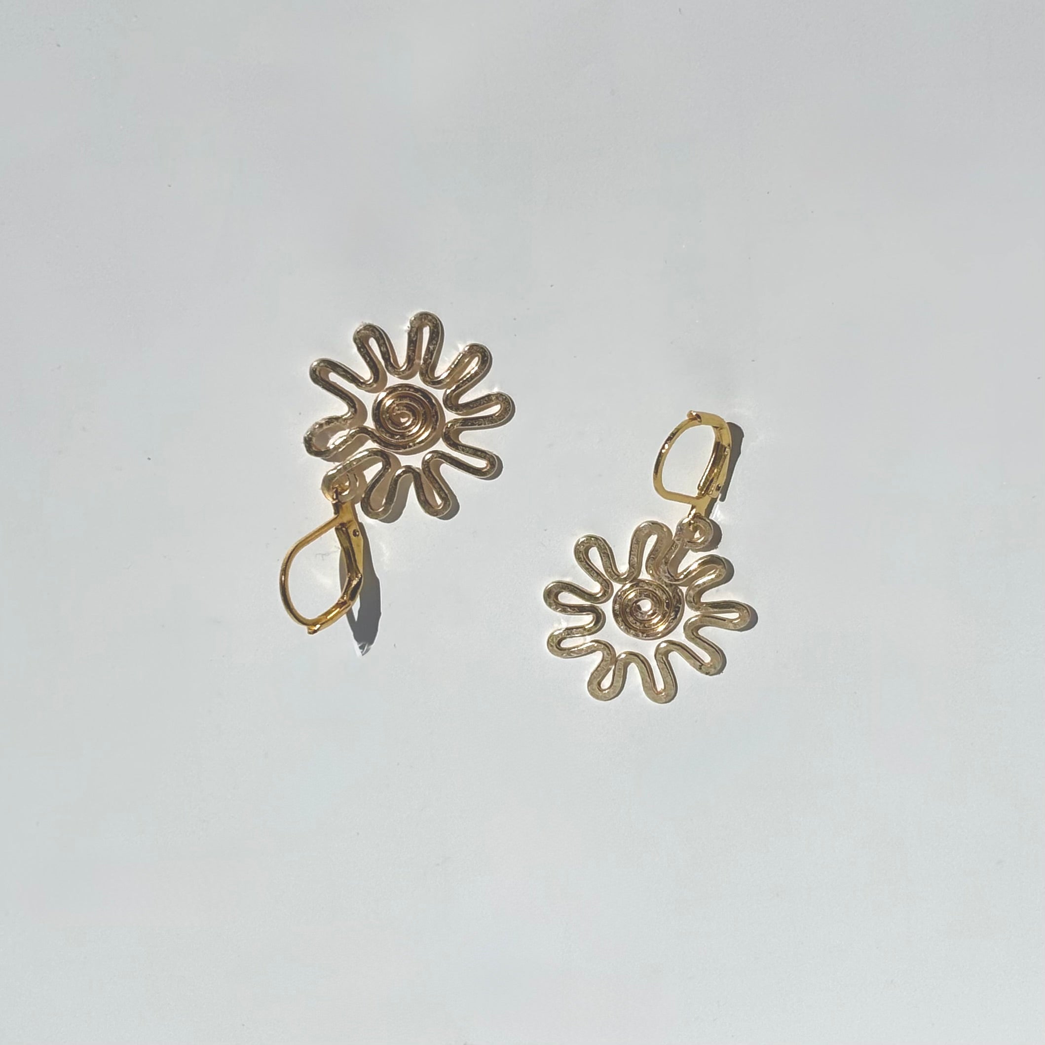Swirl Flower Dangles
