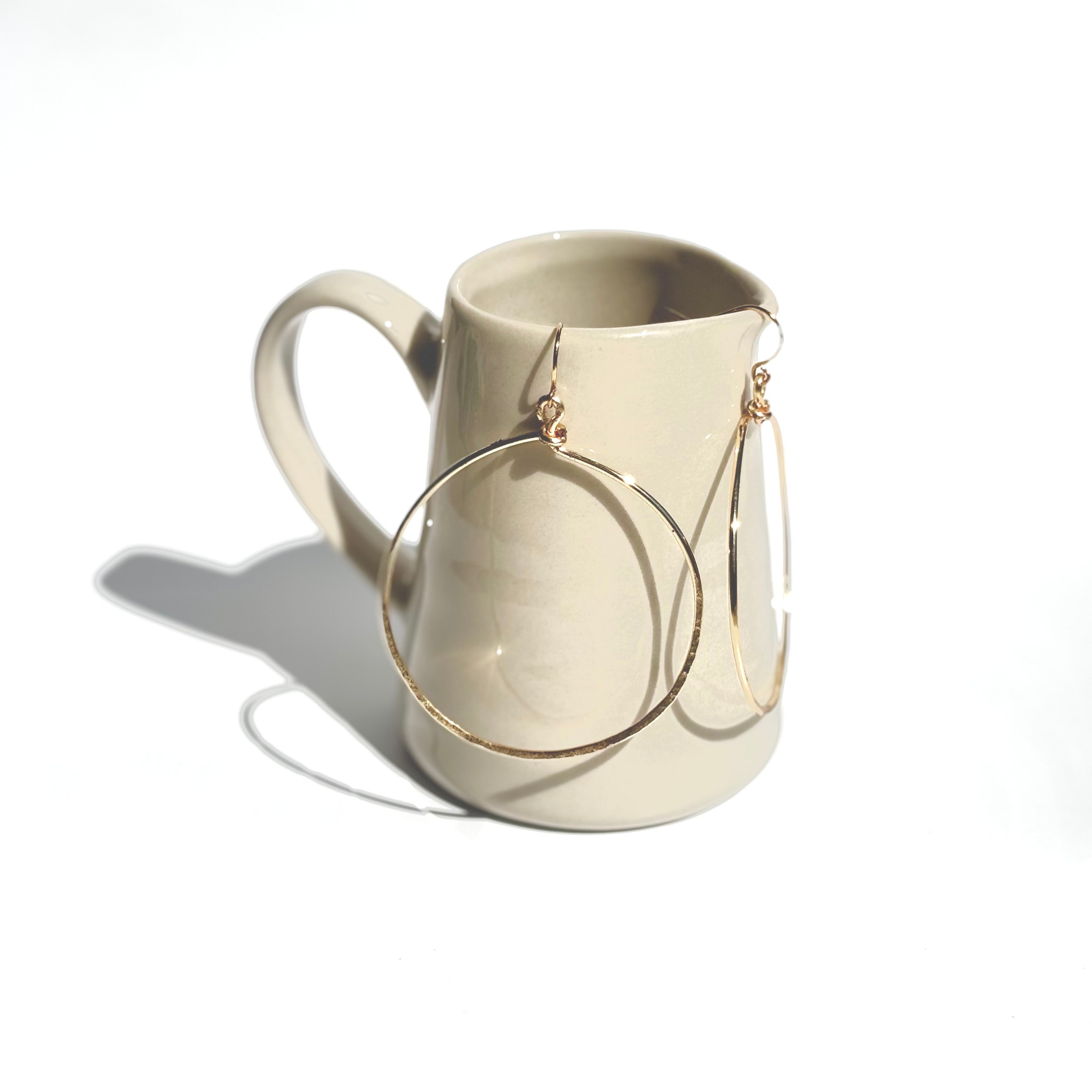 Hammered Circle Dangles