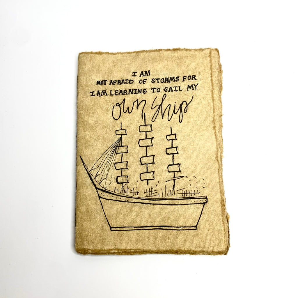 I Am Not Afraid Of Storms...Journal, Medium