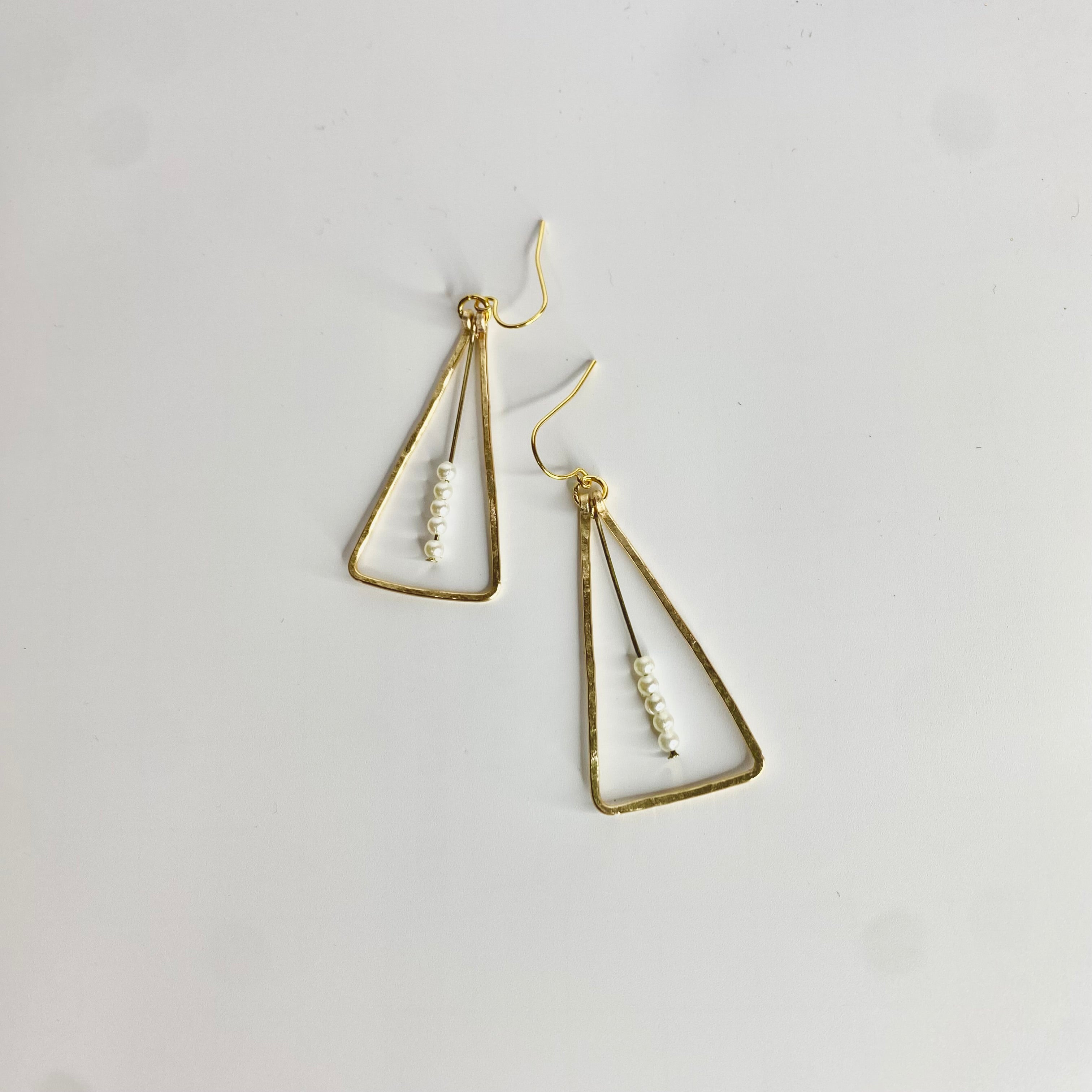 Pearl Drop Triangles