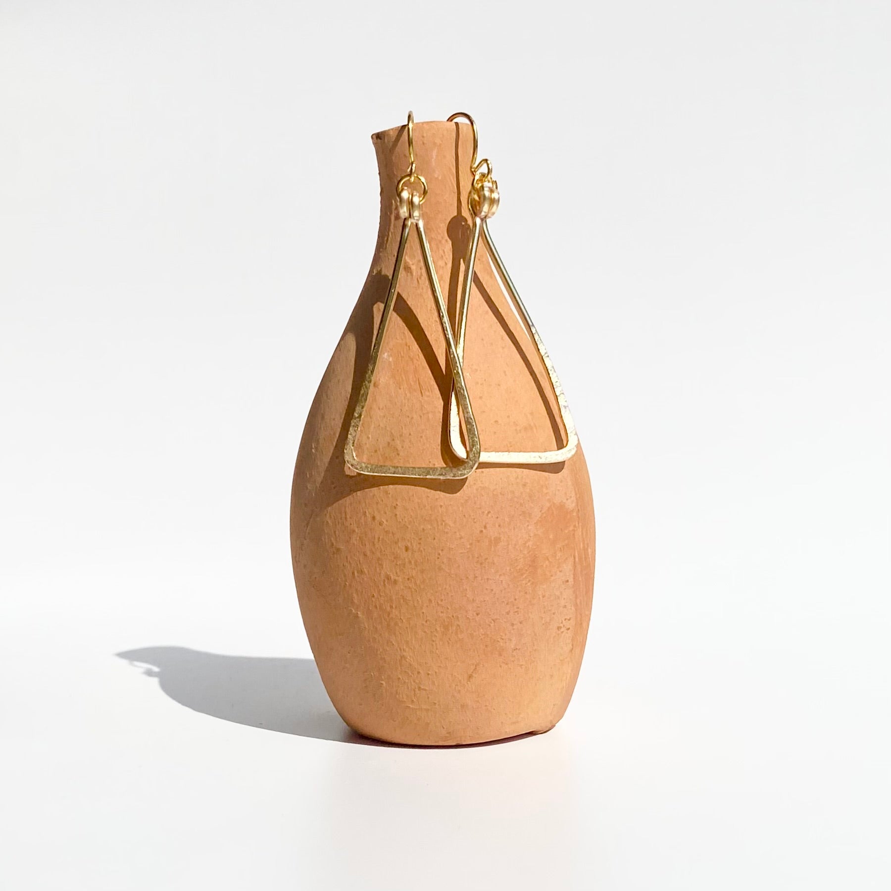 Hammered Triangle Dangles