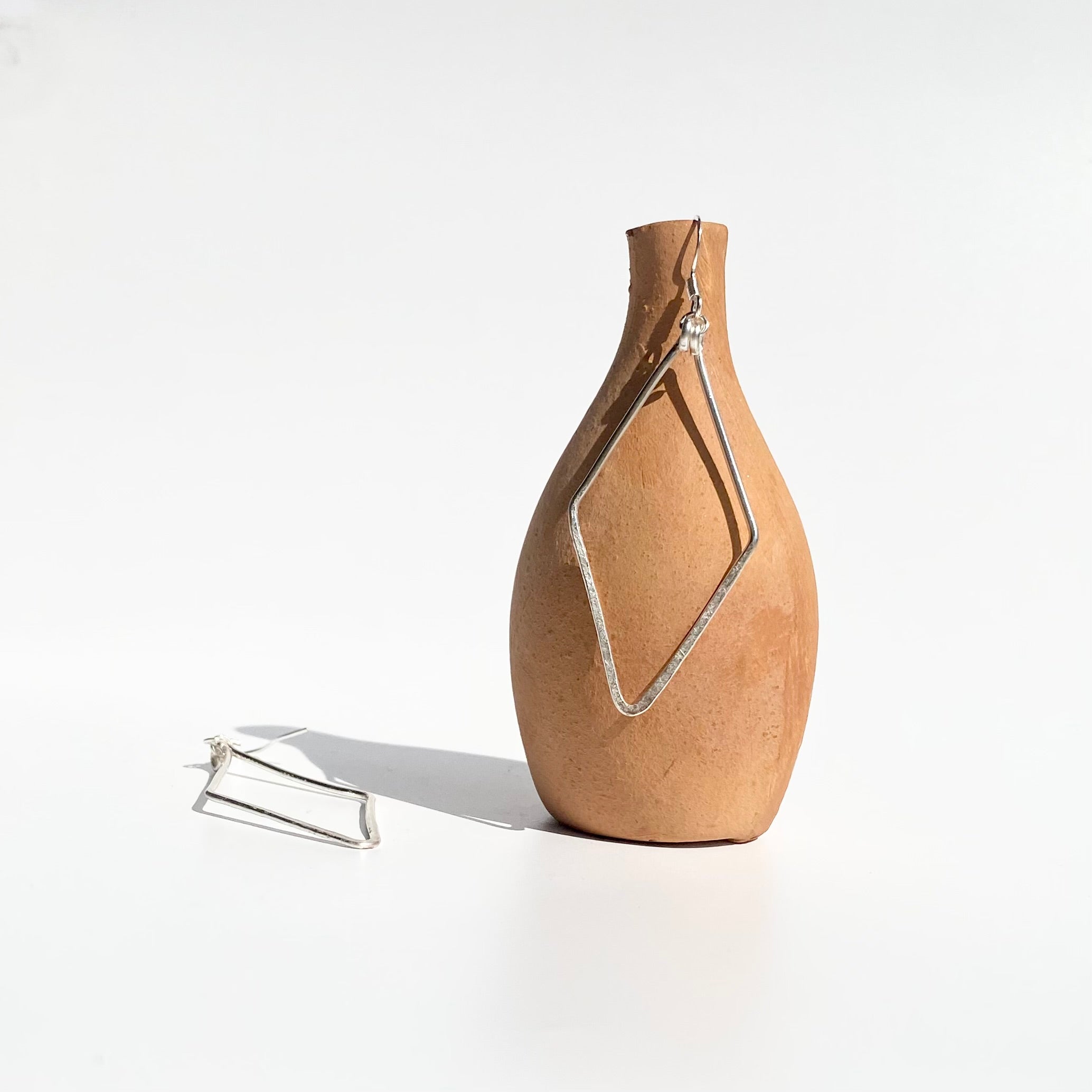 Hammered Diamond Dangles