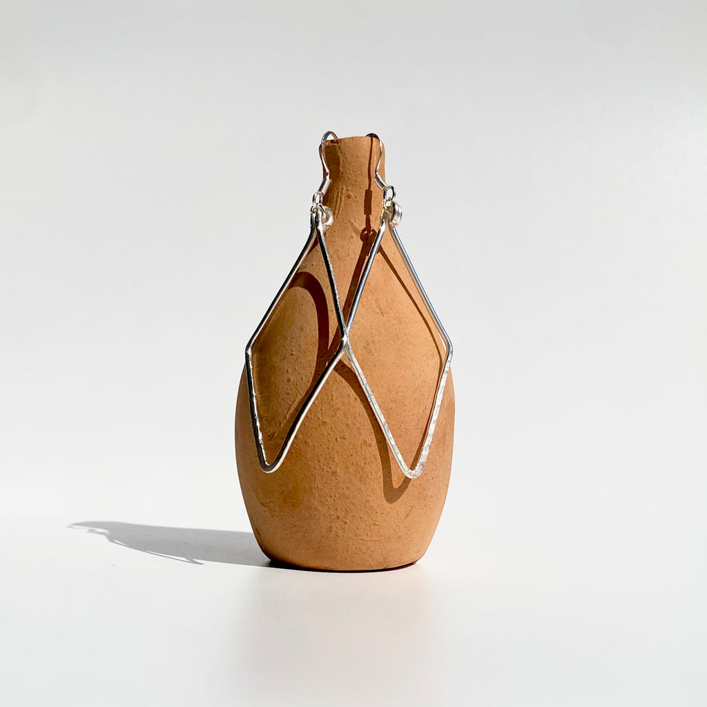 Hammered Diamond Dangles